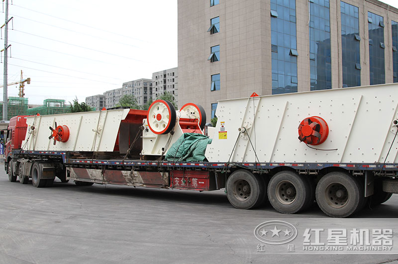 設備已經裝車，準備發貨